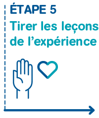 Étape 5 : Tirer les leçons de l’expérience