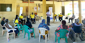 Conversación comunitaria sobre la Carta mundial en Ghana